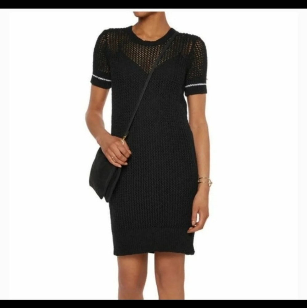 James Perse Open-knit Dress